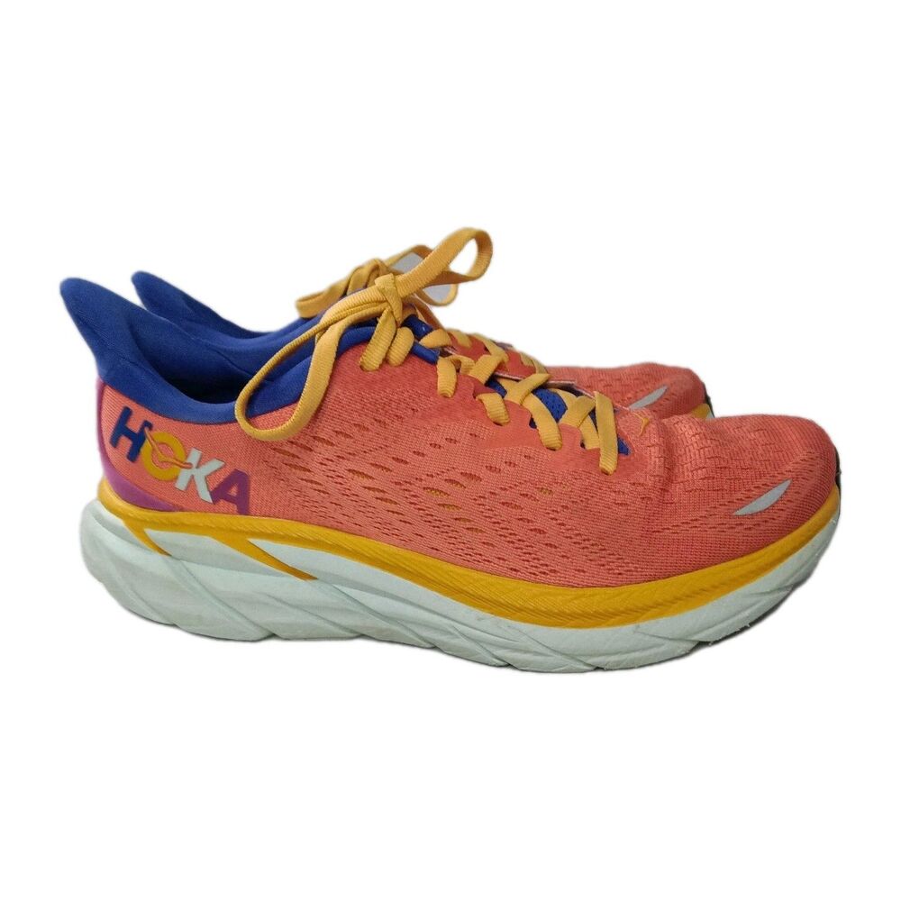 HOKA Clifton 8 Road Running Shoes Women's Size 7.5 B Fiesta Bluing - Picture 3 of 9